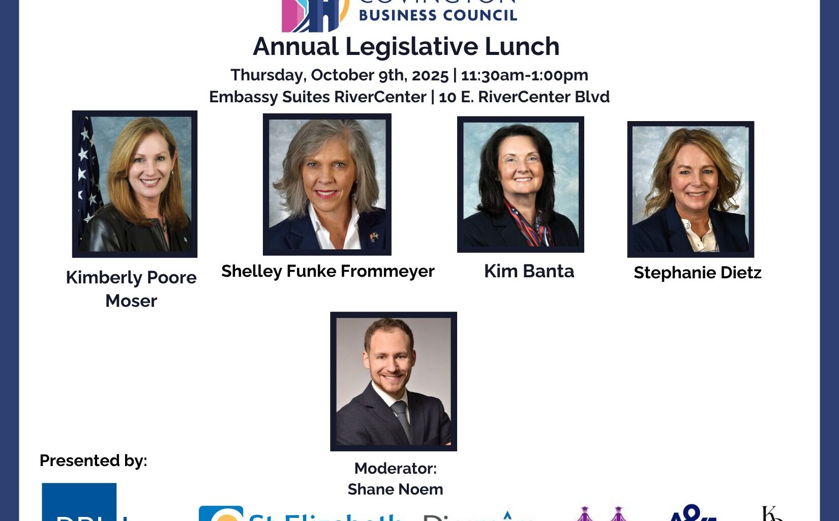 Covington Business Council to host Annual Legislative lunch, a session with four state legislators