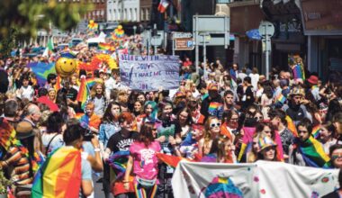 EuroPride 2028 awarded to the West of Ireland - Limerick Pride 2019. Photo: Cian Reinhardt