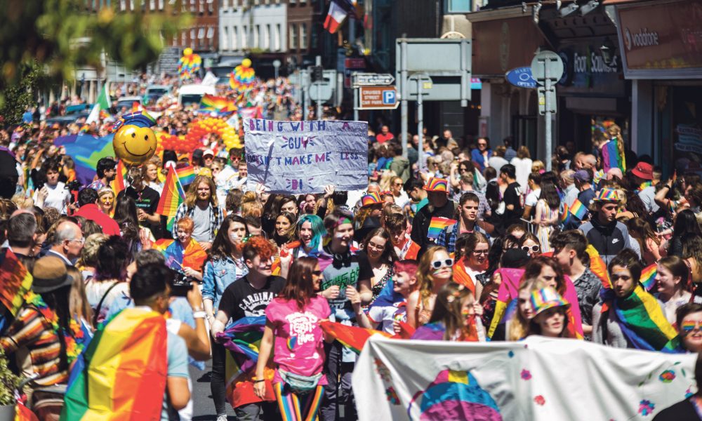 EuroPride 2028 awarded to the West of Ireland - Limerick Pride 2019. Photo: Cian Reinhardt