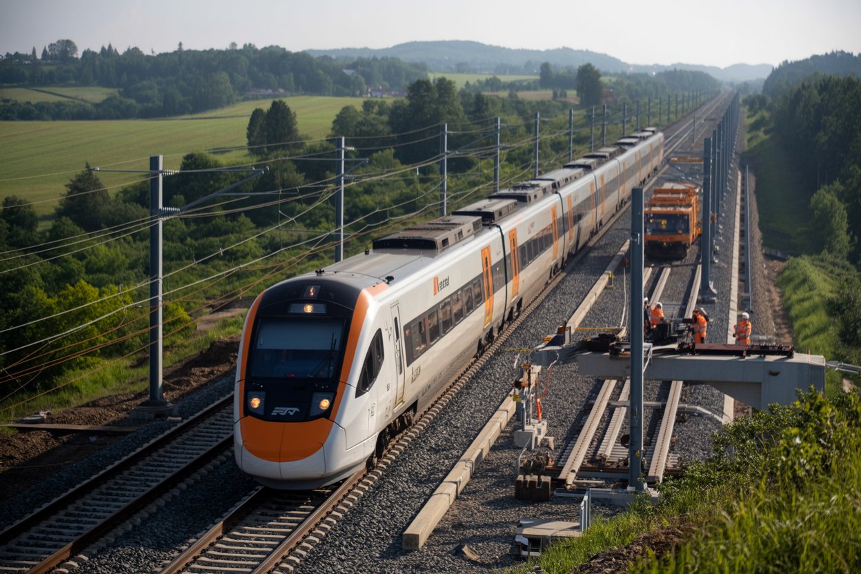 Tracklaying Begins in Lithuania for Rail Baltica, Šveicarija to Žeimiai Section Set for Completion by Year End
