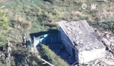 414th "Birds of Madyar" flew an FPV into small building three Russian soldiers were hiding in, Pokrovsk direction