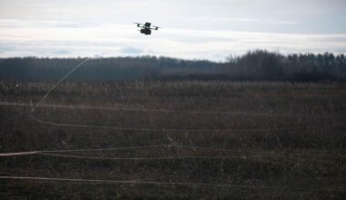 Ukraine’s rotating barbed wire drone barriers discovered by Russians — motorized barriers tear and slice the fiber-optic lines that jam-proof drones leave in their trail