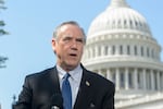 Sen. Jeff Merkley, D-Ore., speaks during a news conference on the Equality Act at the Capitol, Tuesday, April 29, 2025, in Washington.