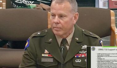 Oregon general’s testimony that National Guard troops ‘will be protecting any protesters’ gains traction online