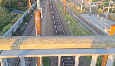 Viking Rail godstog i Viby Jylland trukket af gode gamle Litra MX og CFL1800