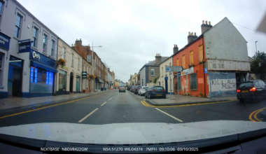 Disgraceful graffiti this morning in Lisburn