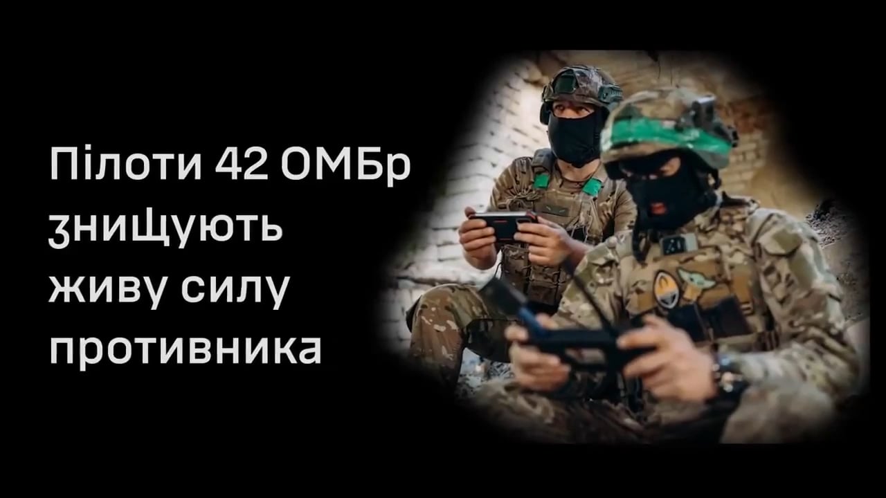 UAV  pilot of the 42nd Motorized Rifle Brigade scores  direct  hit  on a  russians soldier in Pokrovsk direction