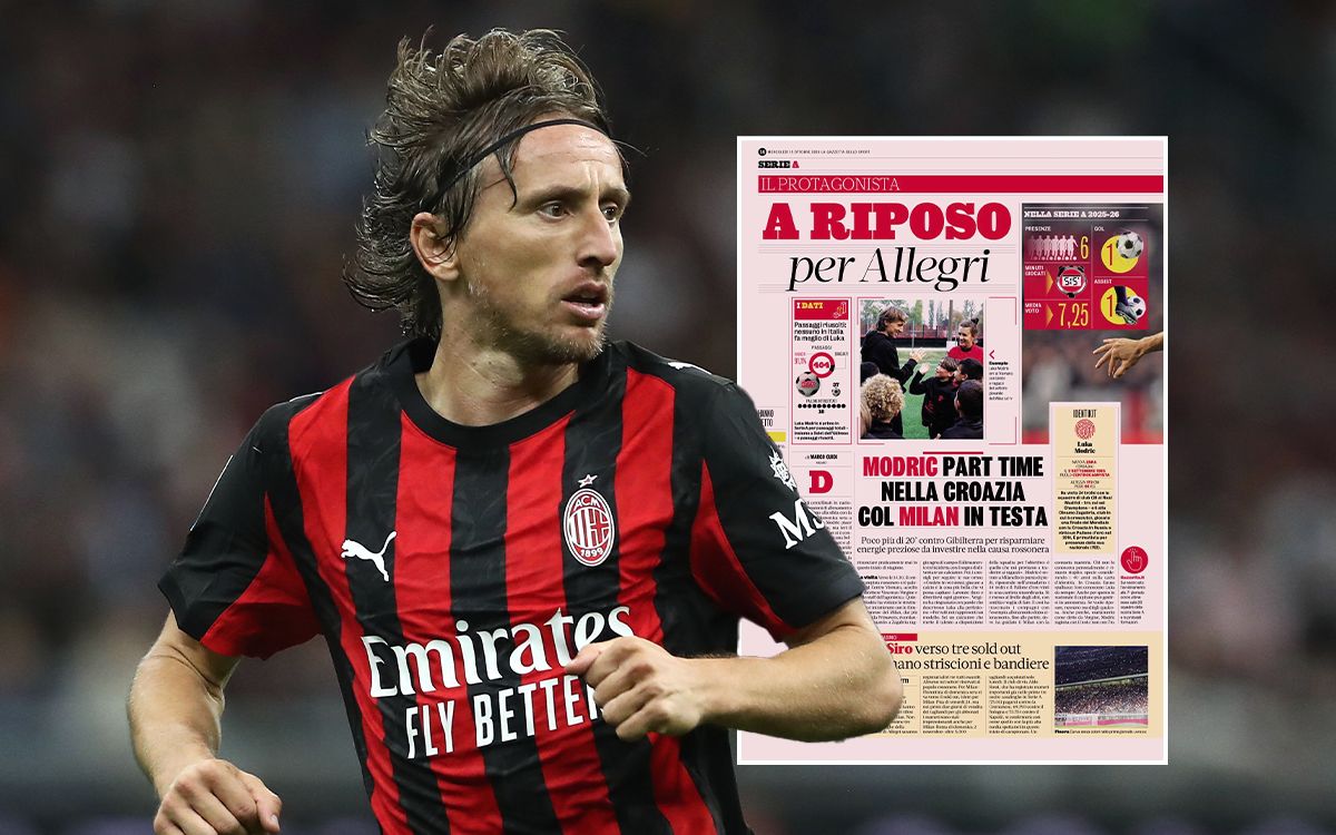 Modric takes 'part-time' role with Croatia to continue being star for Milan