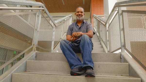 Political Science Professor Van Chaney, 57, had a strong interest in the field when he around 6 years old after seeing one of the first politicians at the time name Richard Nixon. Chaney also gained interest by observing his parents such as his Mother, who did early childhood education as a nursery instructor, and his father who worked in aerospace and delagated with the united auto workers in Los Angeles, California. (Madison Moody | The Union)