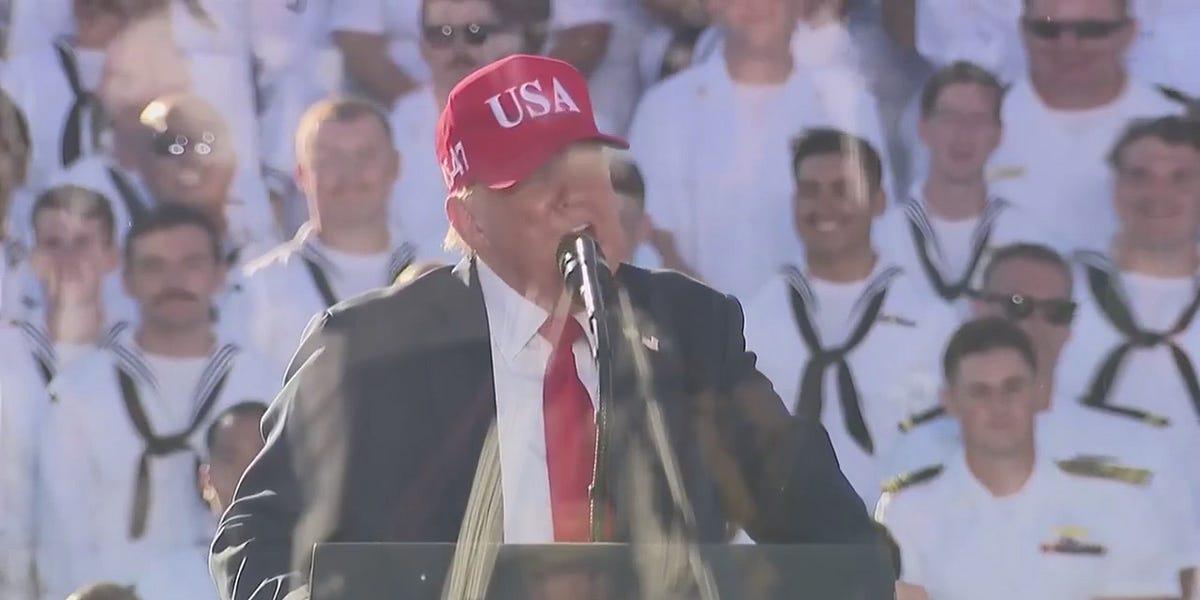 Trump says: "We have to take care of this little gnat that's on our shoulder called the Democrats." When Hitler said this stuff, history books later called it "incitement to genocide."