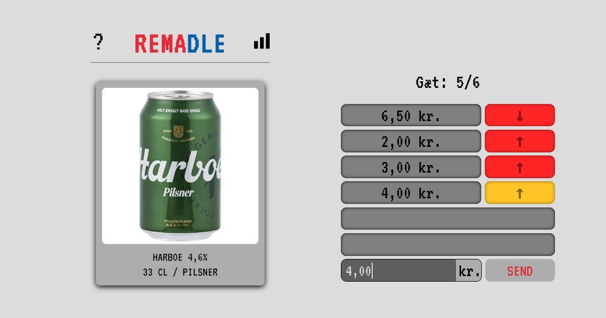 Remadle - en "dle" med Rema 1000-varer