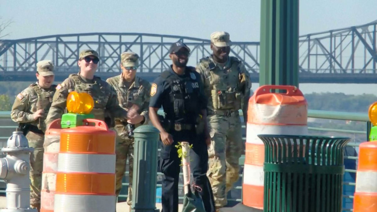 National Guard troops spotted in Memphis
