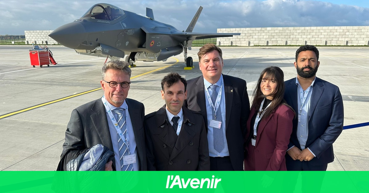 Avec l'arrivée des F-35 en Belgique, c'est le savoir-faire mouscronnois qui a été célébré à Florennes