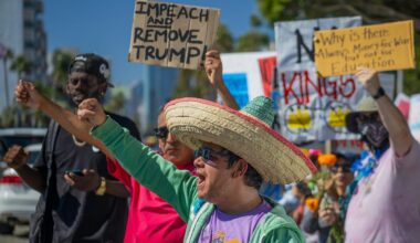 Thousands gather in Long Beach to protest Trump admin