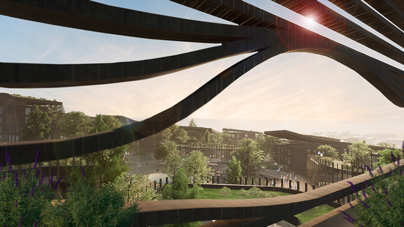 NOA plans lush, walkable neighborhood 'renneria' in italian dolomites