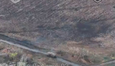 Complementary footage of the failed Russian armor column attack near Dobropil. Armored vehicle are hunted down while retreating. The dismounts are meticulously hunted by FPVs and drone drops in a nearby forest, a ditch, and a field.