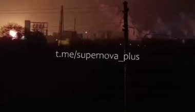 Drone attack on Novokuibyshevsk oil refinery last night.