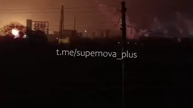 Drone attack on Novokuibyshevsk oil refinery last night.