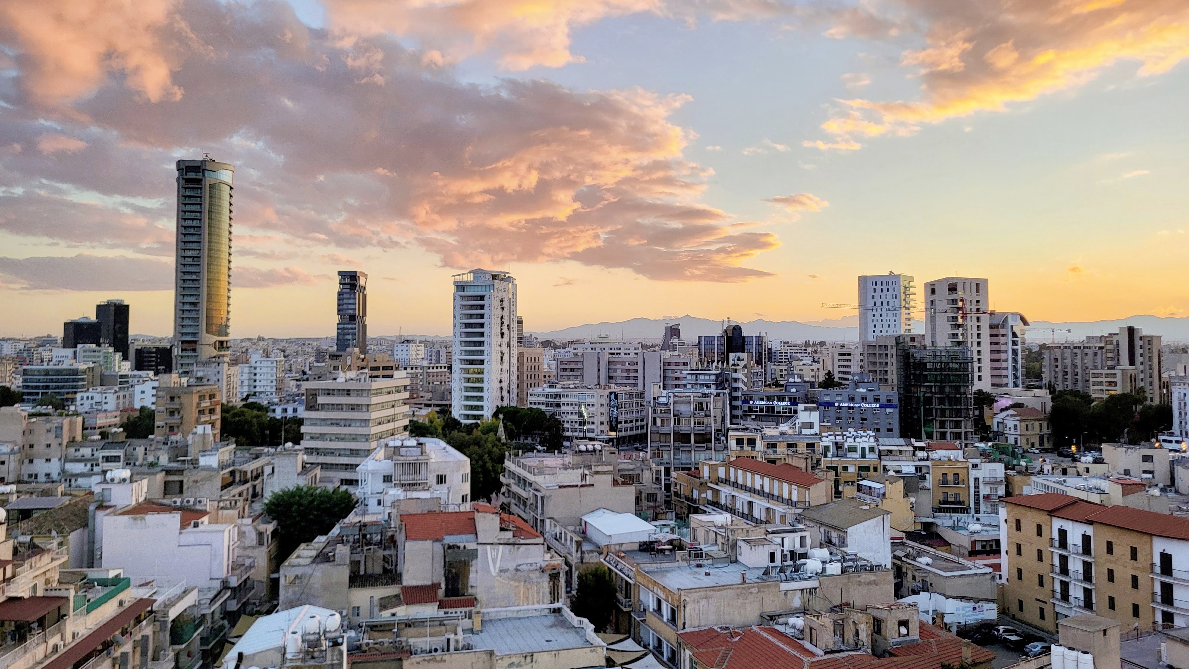 nicosia, city, skyline, town,