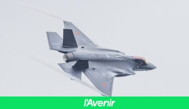 Le quatrième F-35 est arrivé en Belgique à la base de Florennes: "Le premier groupe de quatre F-35 belges est désormais au complet"