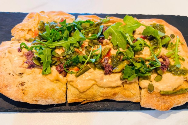 Domenico's Italian Chophouse in Temecula specializes in truffles, including a Hummus & Truffle Flatbread, Thursday, Sept. 4, 2025. (Photo by Fielding Buck, The Press-Enterprise/SCNG)