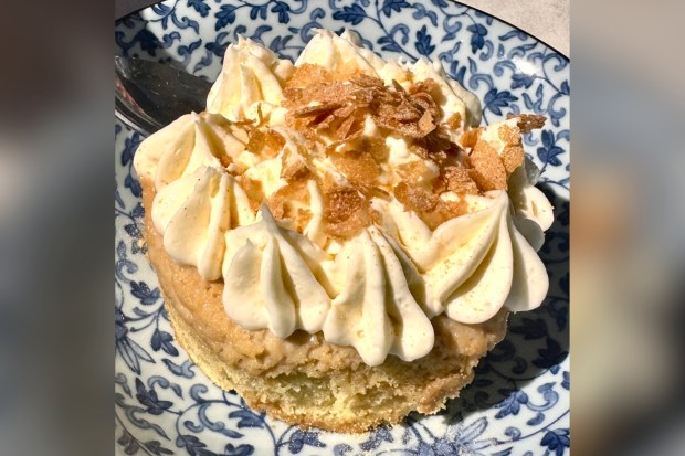 The hojicha tres leches is on the menu at The Airliner in Los Angeles. (Photo courtesy of The Airliner)