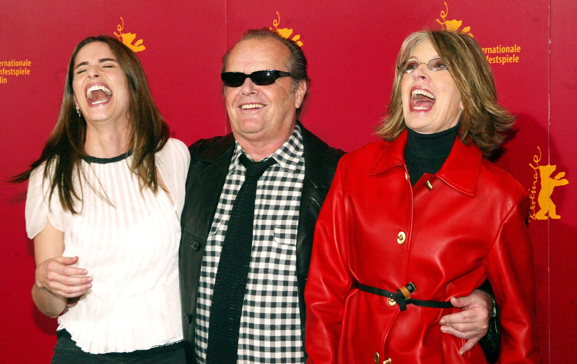 Diane Keaton with Amanda Peet and Jack Nicholson in 2004