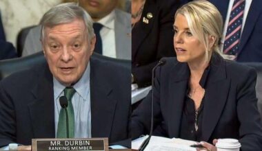​Pam Bondi stonewalls senator with pointblank refusal to discuss Epstein list | "Eventually you're going to have to answer for your conduct in this," Durbin concluded. "You won't do it today, but eventually you will."