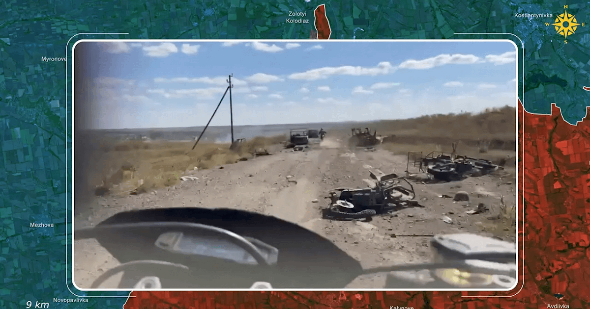 90% of Russia's Pokrovsk Attackers Never Arrive Alive On "Roads of Death"