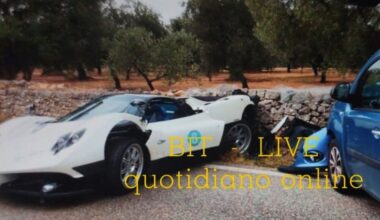 Horacio Pagani's Zonda F crashes in Italy during 2025 Raduno