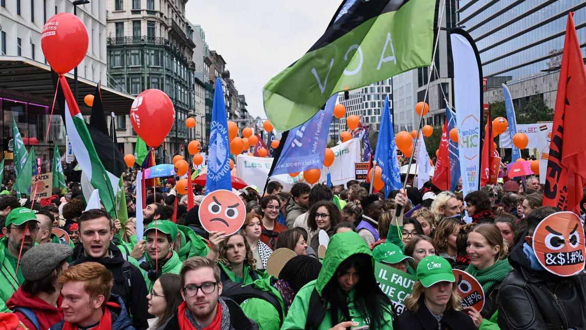 Belgique : grève nationale massive contre la politique budgétaire du gouvernement