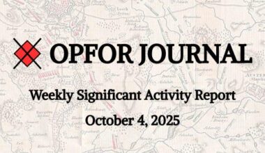 Weekly Significant Activity Report - October 4, 2025