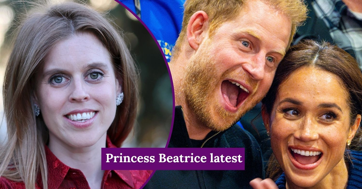 Princess Beatrice jets to Harry and Meghan's homeland to celebrate wedding news