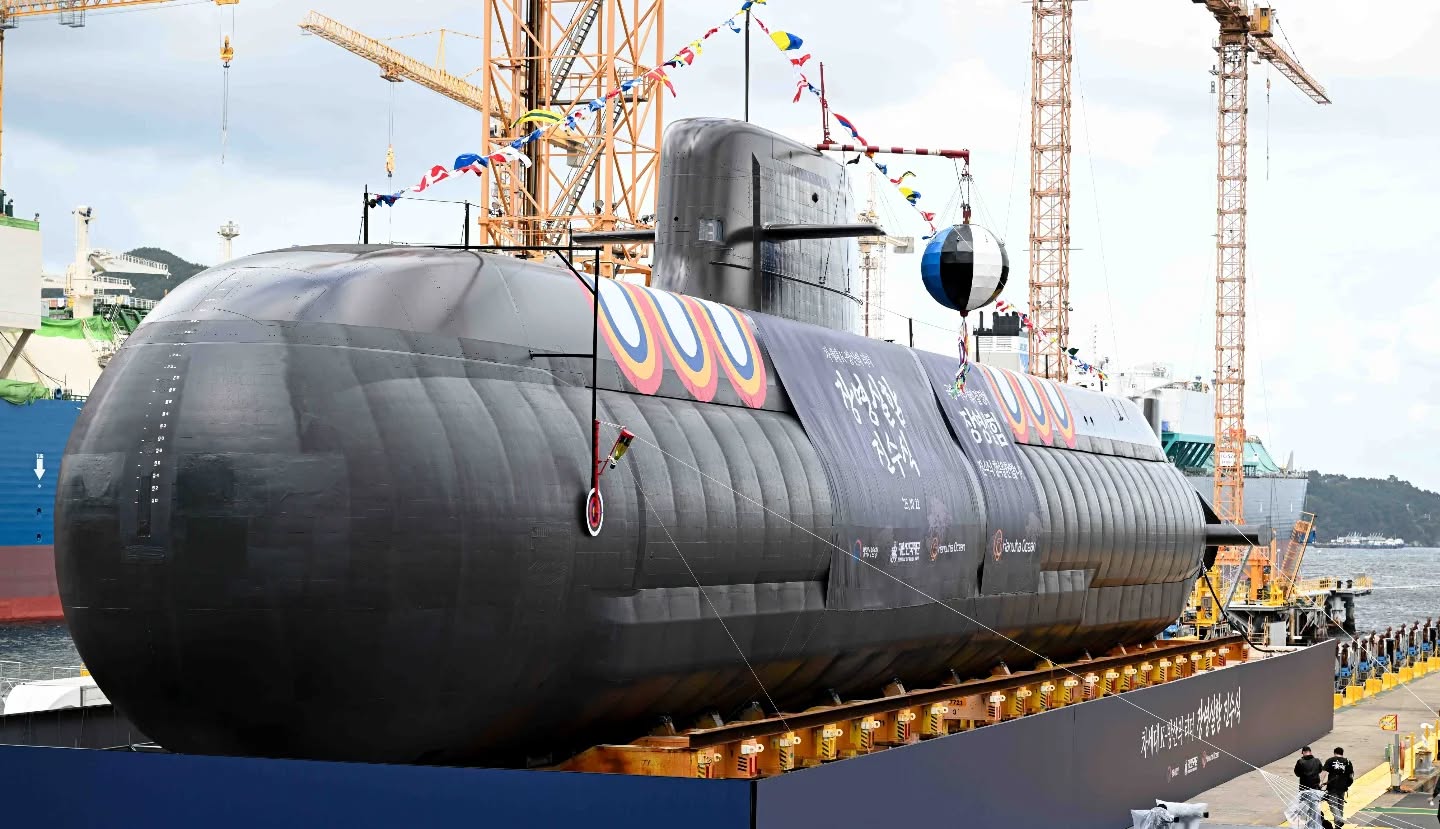 Hanwha Ocean Launches First KSS-III Batch-II Submarine