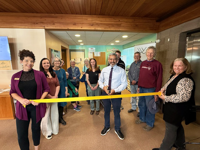 Scenes From Chamber Ribbon Cutting Event For New Art Space At Betty Ehart Senior Activity Center