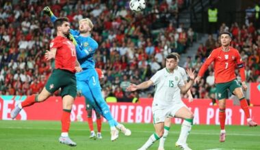Portugal 1-0 Republic of Ireland - Rúben Neves heads home in added time to send the Seleção a step closer to the 2026 World Cup