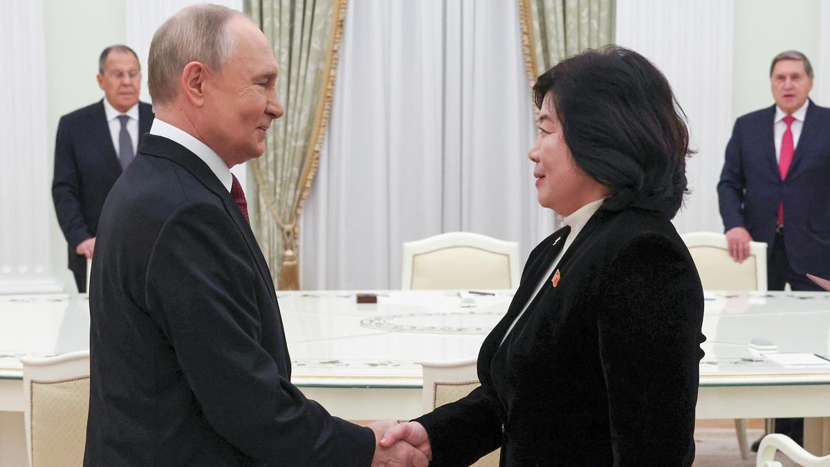 Relationship with North Korea is developing ‘as planned’, says Putin