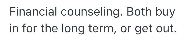 Screenshot 2025 09 30 at 10.32.03 AM Man Wants To Cut Back On Spending So He And His Wife Can Save Up For A Down Payment On A House, But His Wife Doesnt Want To Stick To A Budget