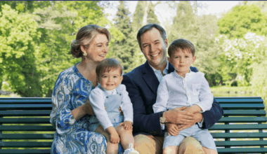 Family first! Grand Duke Guillaume and Grand Duchess Stéphanie of Luxembourg celebrate their accession with an adorable group photograph, as Europe's newest monarch promises to ensure a ‘normal childhood’ for his brood