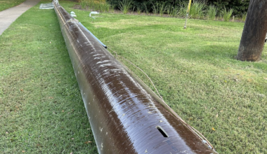 What are those big poles laying on the Ground – CenterPoint Energy grid upgrades explained