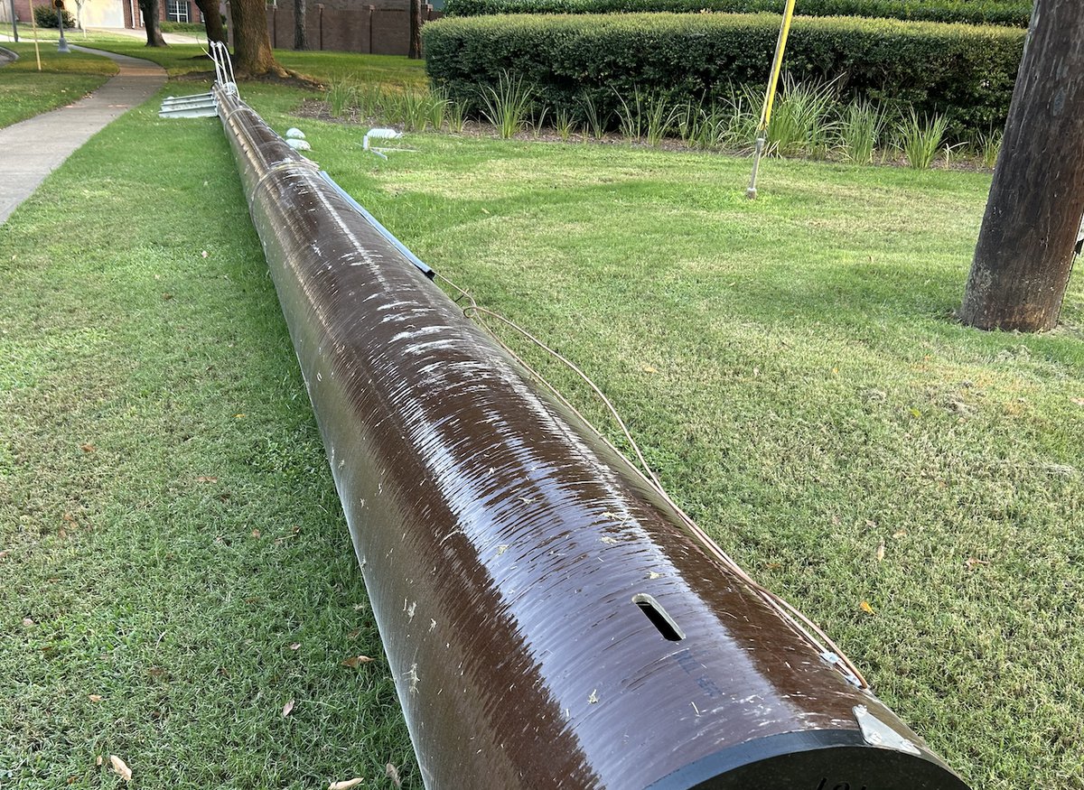 What are those big poles laying on the Ground – CenterPoint Energy grid upgrades explained