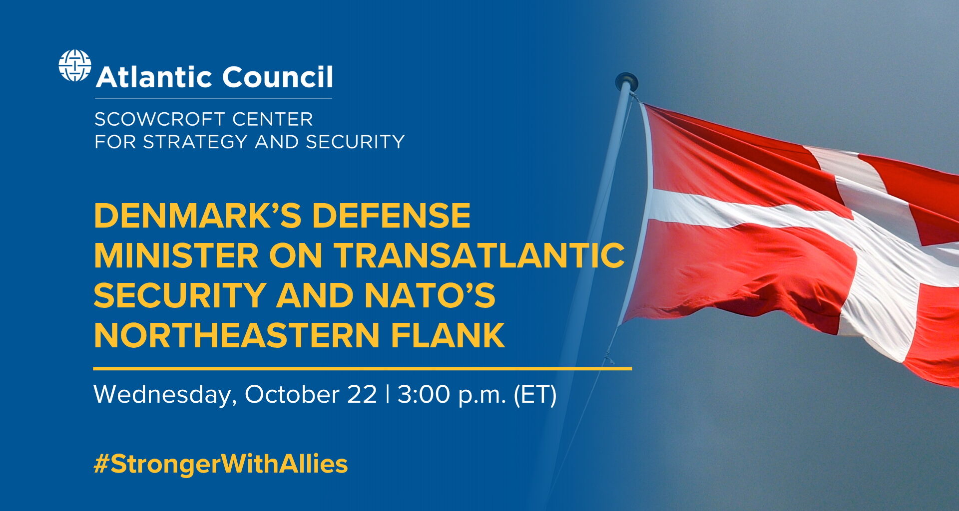 Denmark's defense minister on transatlantic security and NATO's northeastern flank