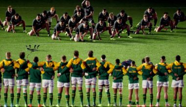 Springboks and All Blacks players