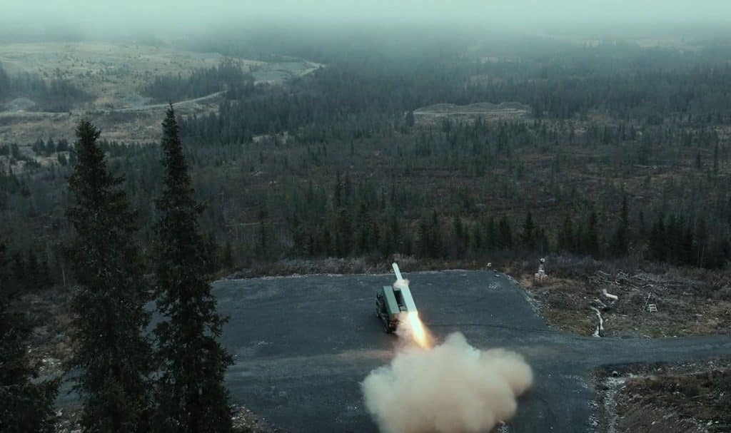 StrikeMaster conducts successful Naval Strike Missile test firing in Norway