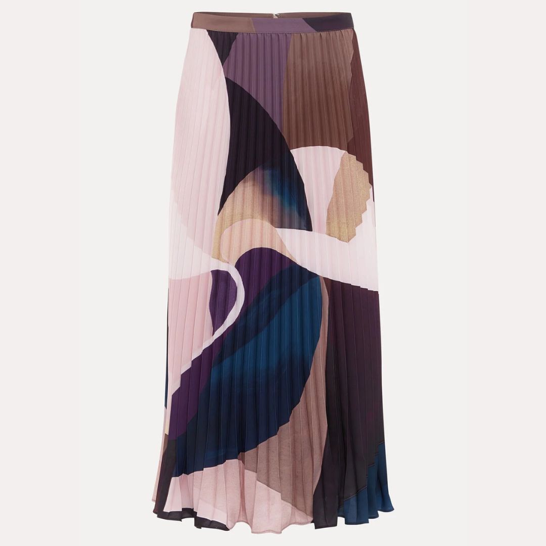 Phase Eight Elmina Pleated Midi Skirt