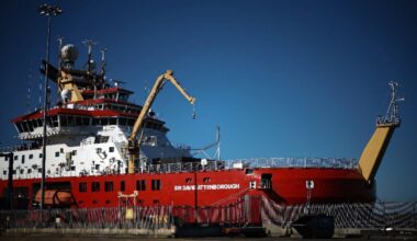 UK spearheads polar climate change research as US draws back. The RRS Sir David Attenborough, a state-of-the-art ship named after the renowned UK naturalist, will aid research on everything from "hunting underwater tsunamis" to tracking glacier melt and whale populations.