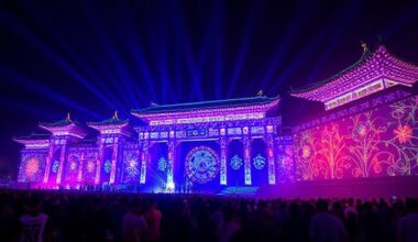 Lights festival in china