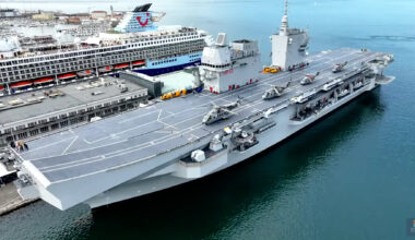 LHD Trieste, Italian Navy’s Largest Warship Since WWII, Receives Its Battle Flag