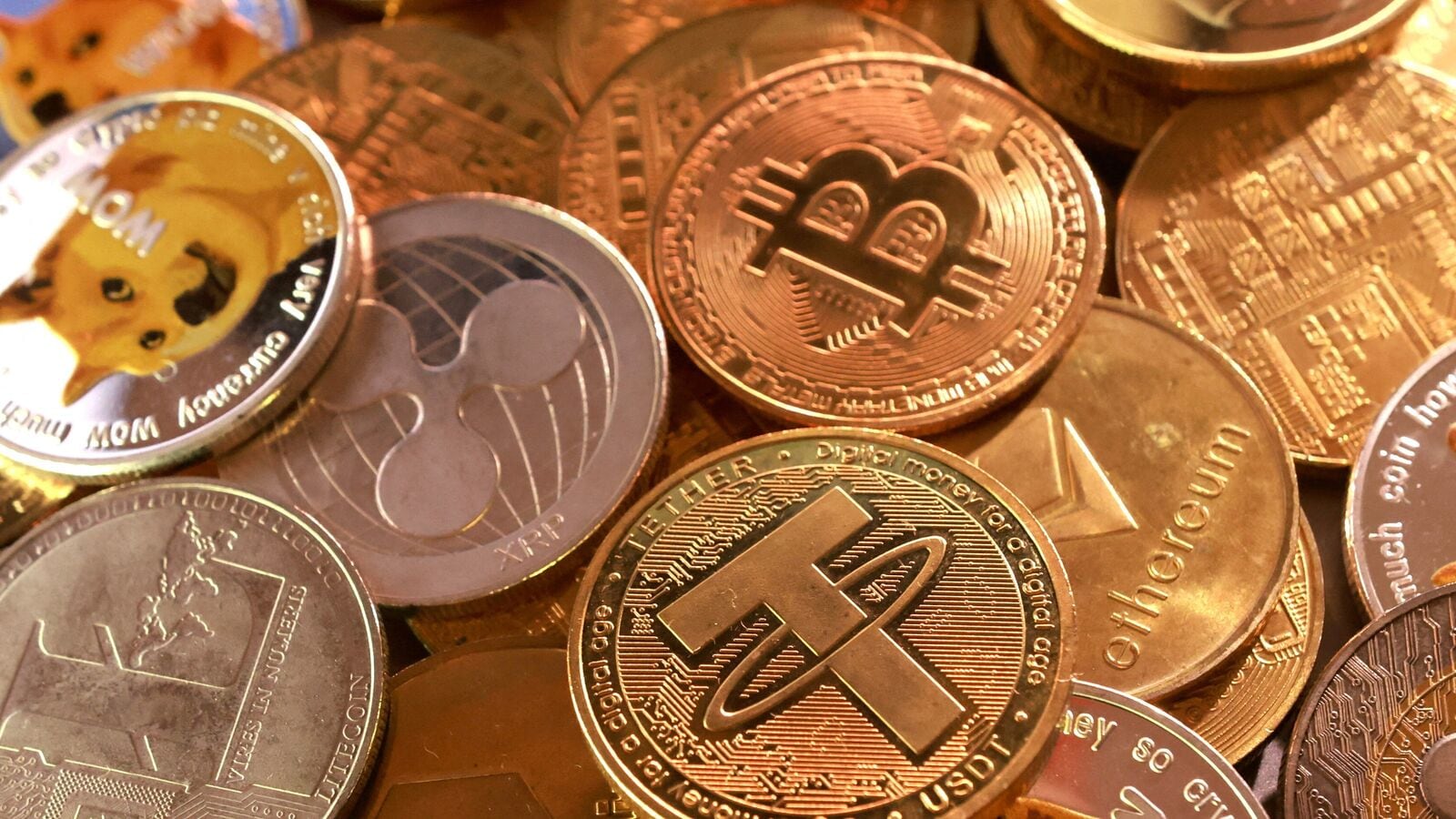 Bitcoin fell 7.60% to $112,592.31 and Ethereum dropped 12.24% to $3,845.92 as Donald Trump escalated trade tensions with China.