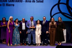 Un momento de la entrega de premios.